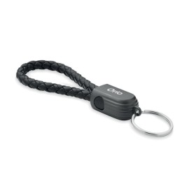 Câble porte-clés de type C Fauleti LoopCouleur:Noir