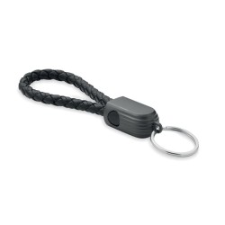 Câble porte-clés de type C Fauleti LoopCouleur:Noir