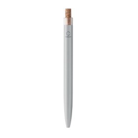 Stylo en aluminium recyclé Bergamo +Couleur:Argent mat