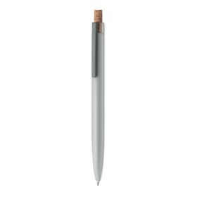 Stylo en aluminium recyclé Bergamo +Couleur:Argent mat