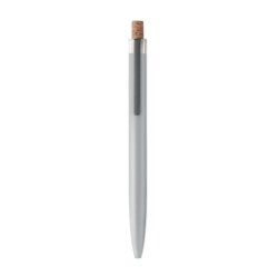 Stylo en aluminium recyclé Bergamo +Couleur:Argent mat