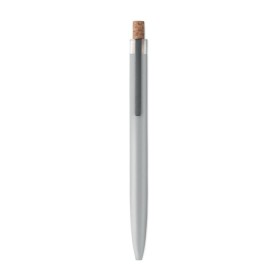 Stylo en aluminium recyclé Bergamo +Couleur:Argent mat