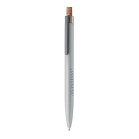 Stylo en aluminium recyclé Bergamo +Couleur:Argent mat