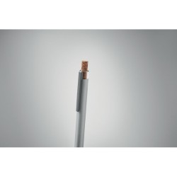 Stylo en aluminium recyclé Bergamo +Couleur:Argent mat