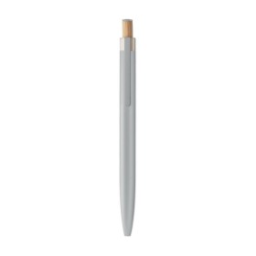 Stylo en aluminium recyclé Bergamo ++Couleur:Argent mat
