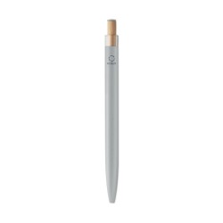 Stylo en aluminium recyclé Bergamo ++Couleur:Argent mat