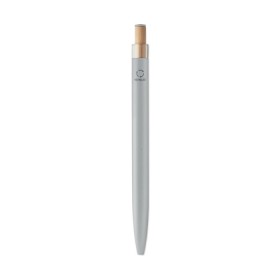 Stylo en aluminium recyclé Bergamo ++Couleur:Argent mat