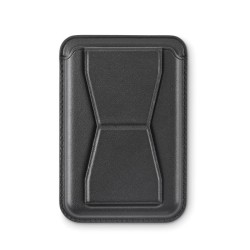 Porte-cartes magnétique en PU LeamagCouleur:Noir