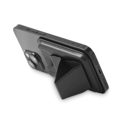 Porte-cartes magnétique en PU LeamagCouleur:Noir