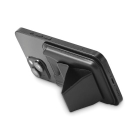 Porte-cartes magnétique en PU LeamagCouleur:Noir