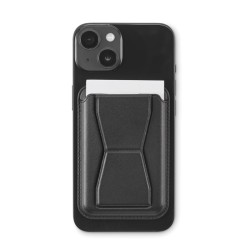 Porte-cartes magnétique en PU LeamagCouleur:Noir