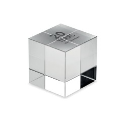 Trophée en verre Cube KubewardCouleur:Transparent