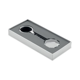 Porte-clés rond en verre RoundwardCouleur:Transparent