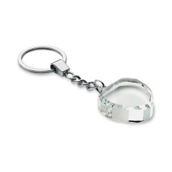Porte-clés cœur en verre HeartwardCouleur:Transparent