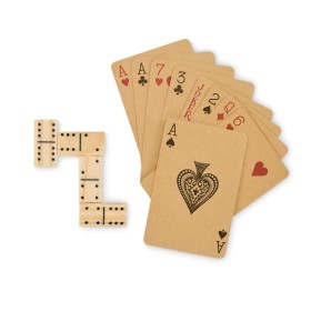 Jeu de dominos et de cartes Domi&CardsCouleur:Bois