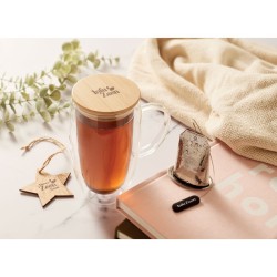 Mug en verre double paroi 450ml Existing NameCouleur:Transparent