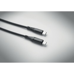 Câble de charge 100 W type C TypsoCouleur:Noir