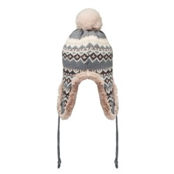 Bonnet avec caches-oreilles YulongCouleur:Noir