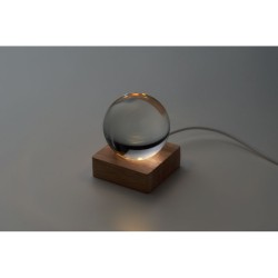 Sphère en verre LED LightCouleur:Bois