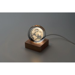 Globe en verre LED Globe LightCouleur:Bois