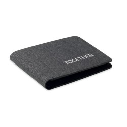 Portefeuille PU localisateur WallCouleur:Noir
