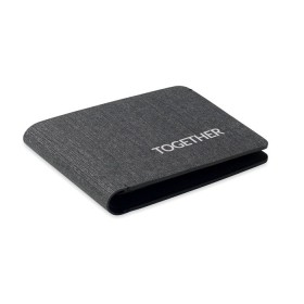 Portefeuille PU localisateur WallCouleur:Noir