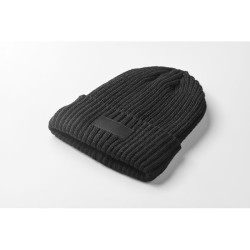 Bonnet tricoté avec revers AnvikCouleur:Noir