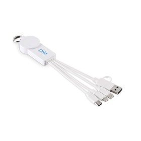 Câble de 2 en 1 de type C IcabCouleur:Blanc