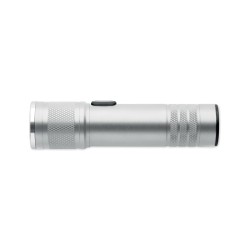 Lampe torche COB rechargeable FlashraCouleur:Argent mat