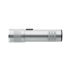 Lampe torche COB rechargeable FlashraCouleur:Argent mat