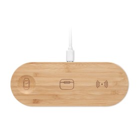 Chargeur sans fil 3 en 1 15W RecpadCouleur:Bois