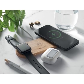 Chargeur sans fil 3 en 1 15W RecpadCouleur:Bois