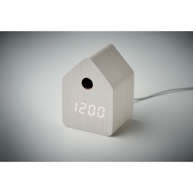 Réveil coucou en MDF CuckooCouleur:Blanc