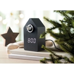 Réveil coucou en MDF Cuckoo BirdCouleur:Noir