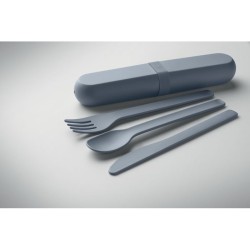 Set de couverts et étui en PLA BitefulCouleur:pétrole