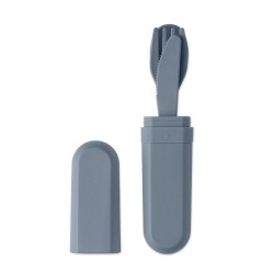 Set de couverts et étui en PLA BitefulCouleur:pétrole