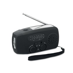 Radio portable avec torche LED OndaCouleur:Noir