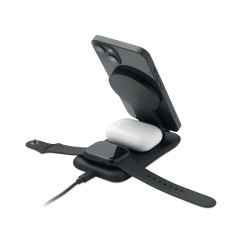 Chargeur sans fil 3 en 1 15W PendolessCouleur:Noir