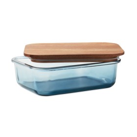 Lunch box en verre 800ml Vitrio LunchCouleur:bleu transparent