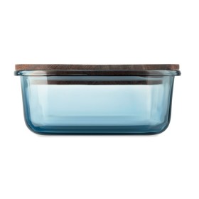 Lunch box en verre 800ml Vitrio LunchCouleur:bleu transparent