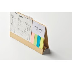 Calendrier de bureau avec mémo CalendooCouleur:Beige