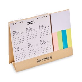 Calendrier de bureau avec mémo CalendooCouleur:Beige