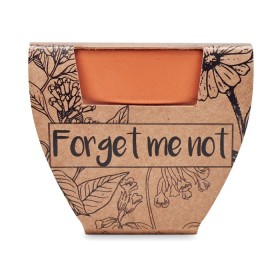 Pot graines de myosotis Forget Me NotCouleur:Bois