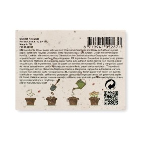 Bloc notes couverture à planter Grow MeCouleur:Blanc