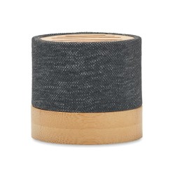 Haut-parleur Bambou RPET BoolCouleur:Noir