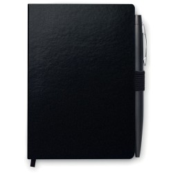 Carnet A6 avec stylo NotaluxCouleur:Noir
