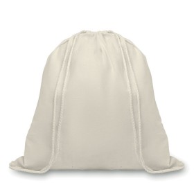 Sac à cordelette en coton bio Organic HundredCouleur:Beige
