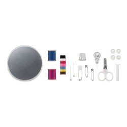 Set de couture boîte ronde CucireCouleur:Argent mat