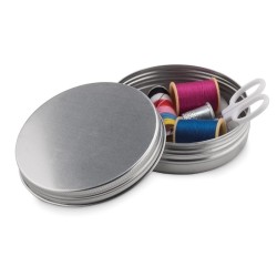 Set de couture boîte ronde CucireCouleur:Argent mat