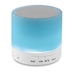 Haut-parleur Rond avec LED Round WhiteCouleur:Blanc